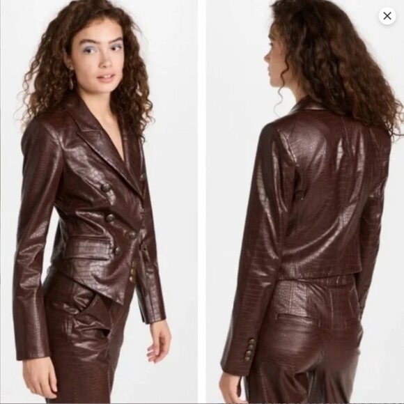 Size 10 Veronica Beard Cooke Dickey Jacket (Chicory) - Picture 4 of 4